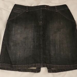 NWOT Ann Taylor Dark Washed Denim Skirt, Sz 8